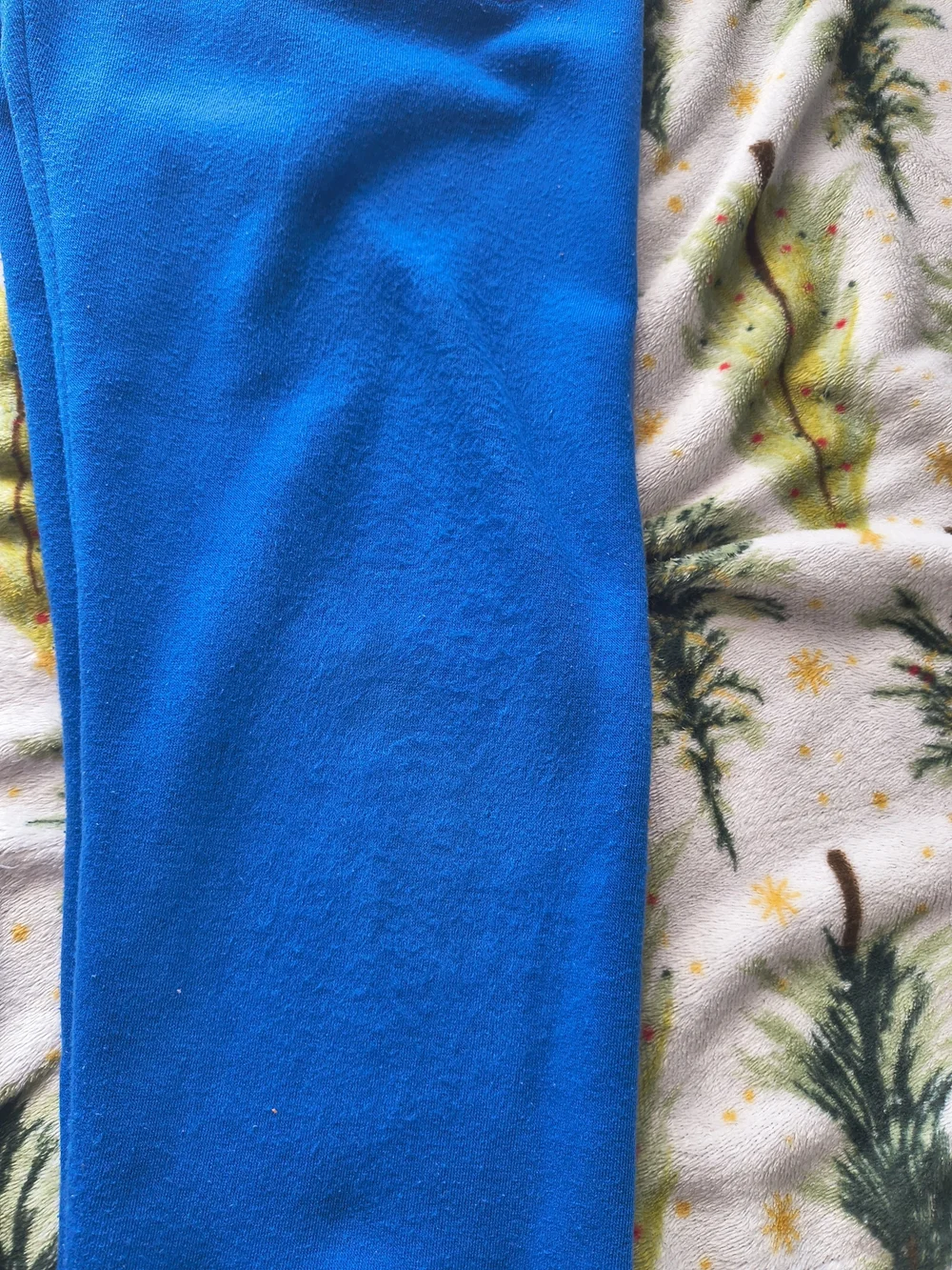 For Kids NFL Bright Blue Fleece Joggers with Yellow & White Accents